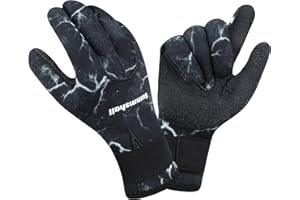 ‎SUMMSHALL Summshall Neoprene Gloves, 3 mm Neoprene Gloves, Men and Women, Warming Diving Gloves, Non-Slip Neoprene Gloves for Diving, Surfing, Kayaking, Snorkelling, Sailing, Boating