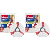 Vileda Turbo 2in1 Yedek Paspas, &Uuml;&ccedil;gen Başlık, Yumuşak Mikrofiber, 1 Adet 2li paket