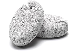 HOOMBOOM 2PCS Natural Pumice Stone for Feet, Lava Pedicure Tools Hard Skin Callus Remover for Men/Women Feet and Hands - Natural Foot File Exfoliation to Remove Dead Skin