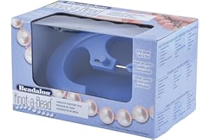 Beadalon Knot-A-Bead-Herramienta para Nudos de Mesa, Azul, 150 mm