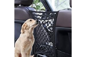 STARROAD-TIM Barriera per Auto per Cani Barriera per Auto a 3 Strati Recinzione in Rete per Auto Borsa per Ripostiglio a Scomparsa Auto Multifunzionale Guardrail per Cani Usato per Camion per Auto