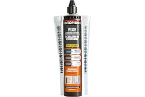 SINTO Scellement Chimique Charges Lourdes - 300 ml - Fixer et Sceller des Charges Lourdes - Matériaux Creux et Pleins - Simple d'Utilisation