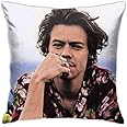 Heqiafan Harry Gift Decor Style1 Home Throw Pillow Covers Bedroom Decorative Couch Sofa Square Cushion Pillow Case 18x18 In