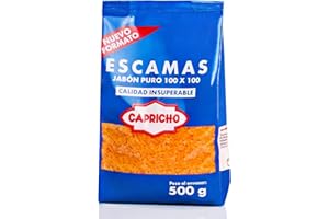 JABONES PARDO Capricho - caja de 10 bolsas de Escamas de jabon Natural 500gr