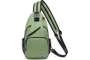 SUIKIHUM Convertible Sling Bag Crossbody Backpack, Bags with Headphone Jack Shoulder Bag