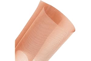 IGTOPS Kupferdrahtgeflecht Reines Kupfer Sieb Gewebtes Drahtgitter Messinggeflecht, für Dichte Filtergewebe,Klimaanlage,antistatischer Bauboden, 40 Mesh (30 * 150cm)