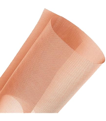 1 Pack 30 Mesh 99,9% Puur Koper Scherm Geweven Mesh Scherm, Koperen Mesh Doek Fijn Mesh, 49,8 x 49,68 cm