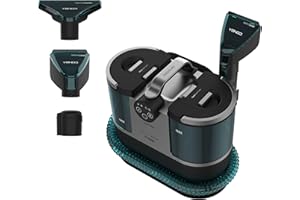 Cecotec Limpiador Aspirador de Tapicerias y Alfombras Conga 7000 Carpet&Spot Clean Steam XXL Essential. 1700W, Limpieza Vapor, Deposito 1600ml Agua Limpia y 950ml Agua Sucia, Radio de Acción 7m
