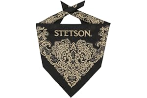 Stetson Bandana Paisley Donna/Uomo - Fazzoletto da Testa Fascia per Capelli Autunno Primavera Inverno Estate Estate/Inverno