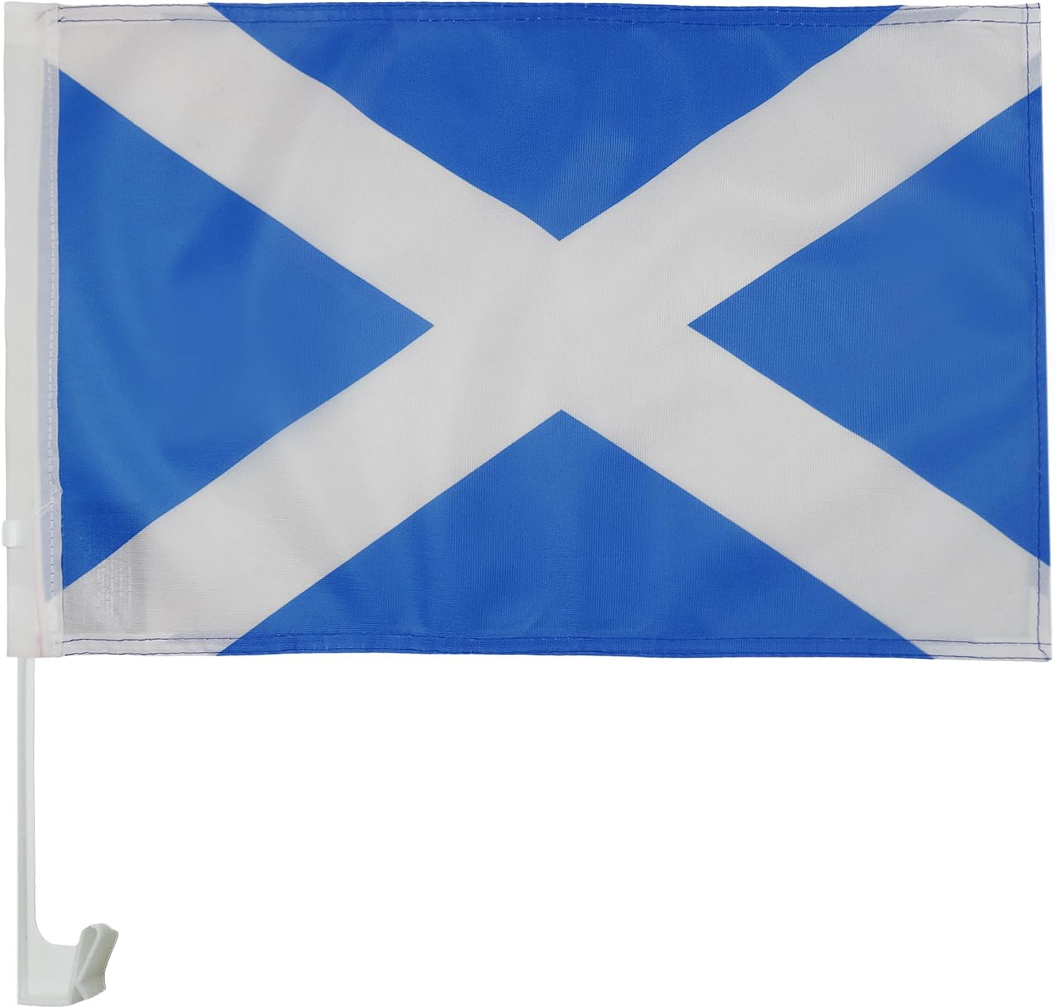 AZ FLAG Scotland Car Flag 18'' x 12'' - Scottish Car flags 30 x 45cm - Banner 18x12 INCHES PLASTIC STICK