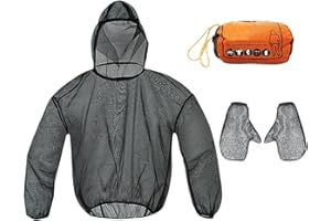 CGACCSD Abbigliamento Antizanzare Tuta Antizanzare Estiva Per Esterni Unisex In Maglia Ultrafine 360° Abbigliamento Antizanzare Leggero E Traspirante Attrezzatura Protettiva Per Pesca