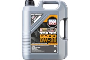 ‎LIQUI MOLY LIQUI MOLY Top Tec 6200 0W-20 | 5 L | Synthesetechnologie Motoröl | Art.-Nr.: 20781, farblos