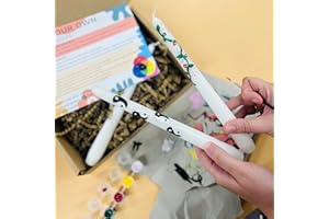 HALLBY Paint Your own Candle kit, Candle Making Set, Decorate Your own, Paint Your own Candle for Adults, Make Your own Candles,Gifts for Women,Crafts for Adults UK