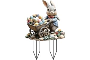 JADYON Piquet De Jardin Lapins De PâQues à Coller, Deco Jardin Exterieur, Piquet De Jardin De PâQues DéCoration De PâQues, Piquet De Jardin De PâQuesdéCoration De Printemps, ImperméAbilisation
