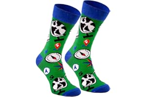 Rainbow Socks - Hombre Mujer Divertidos Altos Calcetines - 1 Par