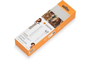 Steinel Klebesticks 85°C Cristal, transparente Heißklebesticks 7 mm, 40 Stk. Heißklebepatronen, für Klepistole GlueMatic 1007-LT, 240 g