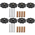 Walfront 2 Sets 3D Printer Spring Leveling Kit Leveling Component M4 Nut Screw Spring 3D Printer Parts Hot Bed for Creality CR10 / CR10s / Ender 3