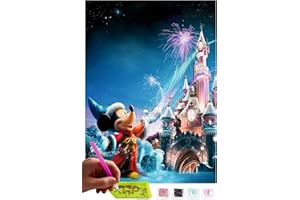 MISHBAY Diamond Painting Mickey Mouse - 30x40cm Diamond Painting Erwachsene - Disney Diamant Painting Bilder - DIY 5D Satz Wand Dekor Diamantstickerei