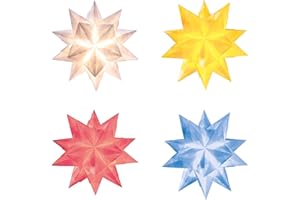 VON FOLIA, VERKAUF DURCH CRELEO Bascetta-Stern PASTELL 7,5 x 7,5 cm, 4 x 32 Blatt 115g/m²