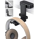Lamicall Headphone Stand, Swivels Headset Hanger - Adjustable Desktop Earphone Holder Hook Mount for Gaming Headset, Kids Hea