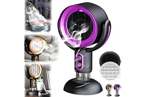 CHUDANN Ventilatore Puff Chill for Fumare, Highfan for Fumatori in Interni, Purificatore di Fumo Akafinds, Ventilatore Purificatore for Fumo Highfan, Aspiratore da Cucina Portatile da Controsoffitto(Purple,Pl