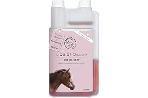 ANNIMALLY Relax Liquid pour Chevaux 1000ml, sirop apaisant pour Chevaux avec valériane, houblon, tryptophane, B12, magnésium et Calcium Liquide - Contre l'anxiété, Le Stress et pour Le Transport