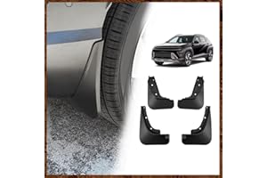 Muslogy for 2024 Kona Mud Flaps Splash Guards Front & Rear 4Pcs Fender Flaps No Drilling Required Compatible with Hyundai Kona 2024 Accessories