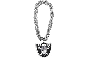 FanFave NFL Las Vegas Raiders Las Vegas Raiders NFL 3D Fanchain Magnet, Schwarz, One Size (FF6722)