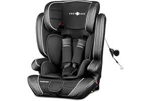 Cozy N Safe Hudson,25KG 5-Point Integral Harness, Group 1/2/3 9-36kg, 9 Months to 12 Yrs, ISOFix & Top Tether, Side Impact Protection, Adjustable Headrest, Forward Facing, Child/Toddler Car Seat