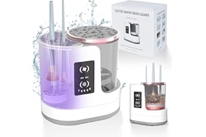 ‎EPROICKS Elektrischer Pinselreiniger Make Up mit Trockner, 3 in 1 Electric Makeup Brush Cleaner Machine, Automatic Pinsel Reinigungsgerät für Meisten Make-Up Pinse