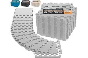 EDIESI, Sol Salle de Sport, Tatami, Tapis de Sport, pour Gym, Fitness, Musculation, Antidérapant, Puzzle, Sport Maison, EVA Caoutchouc, Dalle Garage, Piscine Isolation