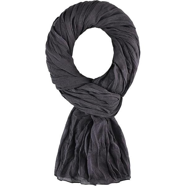 Chèche Clj Charles Le Jeune Dakar Coton Gris Bleu Uni