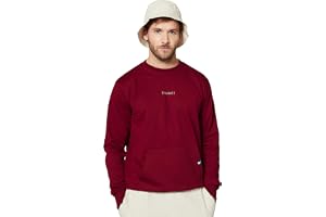 Amazon Brand - Symbol Men Cotton Rich Light Weight Crew Neck Sweatshirt (Regular Fit) (Available in Plus Sizes)