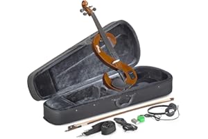 Stagg EVN 4/4 VBR Violinenset elektrisch mit HD Phone/Softcase violinburst