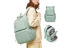 sikazan Zaino Università Donna/Uomo Con Scomparto Per 15.6 Pollici Laptop, Zaino Scuola Superiore,Zaini Scuola Media Ragazza,Zaini Ragazza Tempo Libero