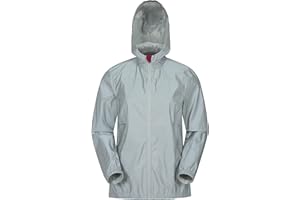 Mountain Warehouse Dashing Womens Reflective Jacket - Water Resistant, Multiple Pockets, Underarm Vents, 360 Cycling Jacket – Ideal For Walking & Running
