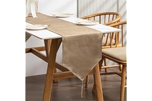 BALCONY & FALCON Table Runner, Kitchen Runner Waterproof Table Runner Modern Stain-proof Table Runner for Furniture with Tassel for Home Christmas Party Restaurants Table Runner