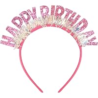 Piriuuo Geburtstags-Stirnband "It's My Birthday" – Regenbogen-Farben, Glitzer, Krone Für Frauen & Mädchen – Party-Accessoire
