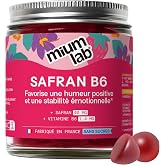 Mium Lab - High-Dosed Saffron Gummies (40mg) and Vit B6 Sugar Free - Children and Adults - Exclusive Formula - Programme 3 to