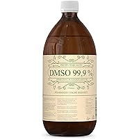 DMSO 500ml - 99,9% pharmazeutische Reinheit/Qualität – Dimethylsulfoxid ph. EUR unverdünnt in Braunglasflasche - 100% Vegan