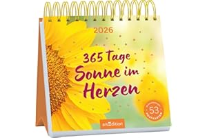 Postkartenkalender 365 Tage Sonne im Herzen 2026: Wochenkalender 2026, 53 Postkarten für Sonnenscheinmomente