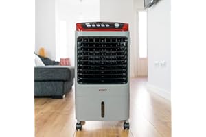 ECO-DE Refroidisseur d'air Ventilateur Humidificateur 70W,Chaleur 2Kw, Portable sans instalation, Télécommande, Purificateur, Programable ECO-698