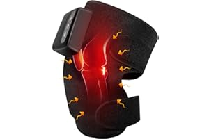 UPROZIL Heated Knee Massager,Advanced Knee Relief Heat and Vibration,Knee Pain Relief with Massage and Heating,Support Brace Wrap for Knee/Elbow/Shoulder Relax