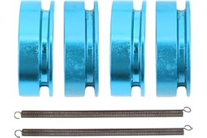 DRFEIFY Zapatas de Embrague RC, de aleación de aluminio, con ajuste de resortes, para coches RC 1/10, compatibles con Nitro HSP, para uso profesional y diario, resistentes a la corrosión, para pruebas en pist