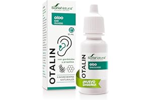 Soria Natural Otalin New - Mejora la Salud del Oído - Prevención y Tratamiento - 100% Natural con Propóleo y Aceites esenciales - Salud Auditiva - Botella de 15ml