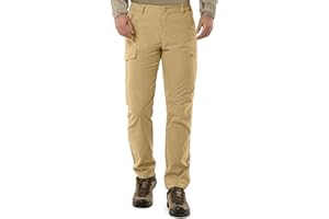 33,000ft Męskie spodnie trekkingowe, odporne na warunki atmosferyczne, oddychające, cargo, spodnie trekkingowe, wiatroszczelne spodnie robocze, spodnie funkcyjne z 6 kieszeniami, do aktywności na