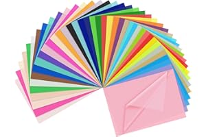 JOYSAL 480 Fogli di Carta Trasparente Multicolore, 40 Colori, 20 x 29 cm, per Feste di Compleanno, Matrimoni, Artigianato e Decorazioni