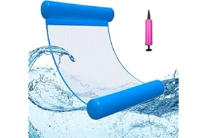 YI'ANTAI Amaca Galleggiante, Materassino per Piscina con Pompa ad Aria, Gonfiabile, Mare, 4 in 1 Poltrona Materasso