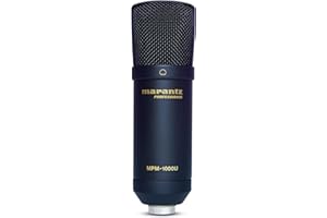 MARANTZ PROFESSIONAL MPM1000U Microphone USB à Condesateur pour Streaming, Podcasting et Gaming