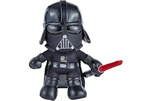 DISNEY Star Wars Mattel Figurine Peluche Dark Vador 18 Cm Avec Sabre Laser Lumineux, Jouet à Collectionner Pour Fans Et enfants Dès 3 Ans, Gxb31 Exclusivité sur Amazon